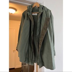 Initial Military Green Jacket